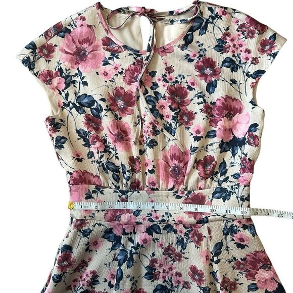 Gal Meets Glam Julia Seersucker Midi Dress Size 00 - Picture 10 of 12